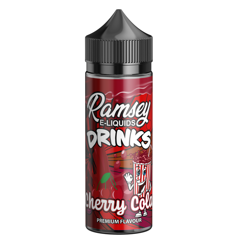 Ramsey E-liquids Drinks Cherry Cola 100ml Short Fi...