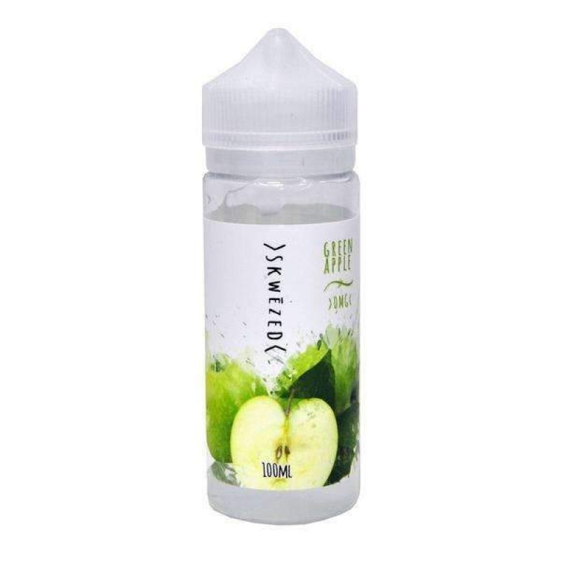 Skwezed Green Apple 0mg 100ml Short Fil