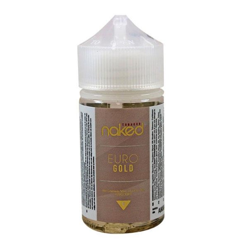 Naked 100 Tobacco Euro Gold 0mg 50ml Short fill E-...