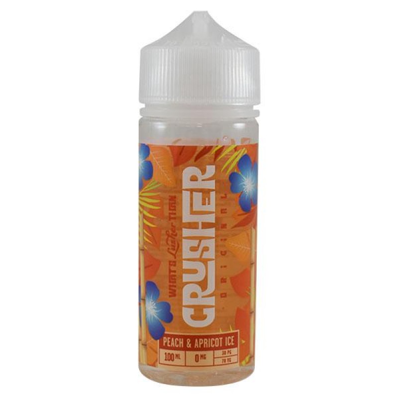 Crusher Peach Apricot Ice 0mg 100ml Short Fill E-L...