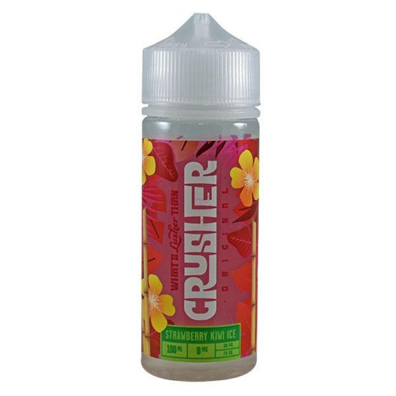 Crusher Strawberry Kiwi Ice 0mg 100ml Short Fill E...