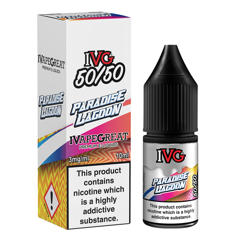 IVG Crushed 50/50: Paradise Lagoon 10ml E-Liquid