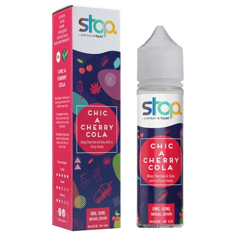 Stop Chic A Cherry Cola 0mg 50ml Short Fill E-Liqu...