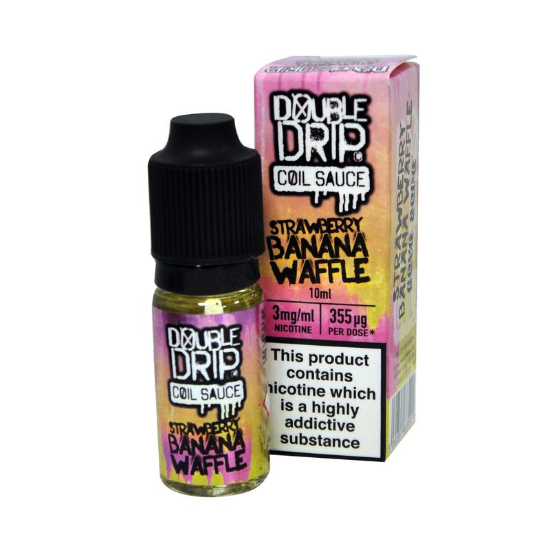 Double Drip Strawberry Banana Waffle Coil Sauce E-...