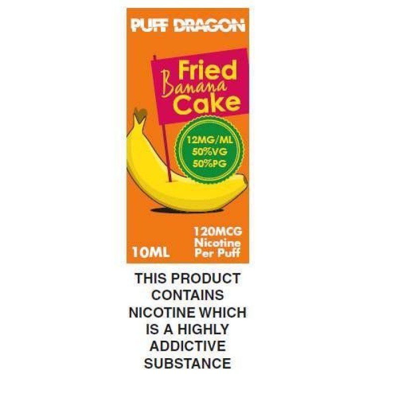 Puff Dragon Fried Banana Cake E-Liquid - 10ml