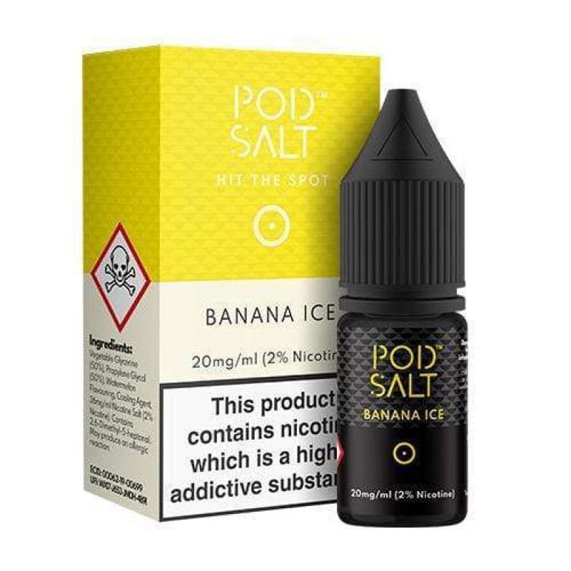 My Vapery Pod Salt: Banana Ice 10ml Nic Salt