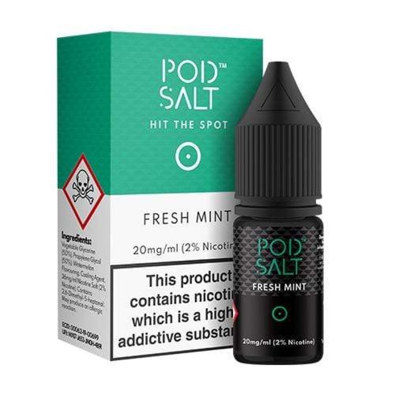 My Vapery Pod Salt: Fresh Mint 10ml Nic Salt