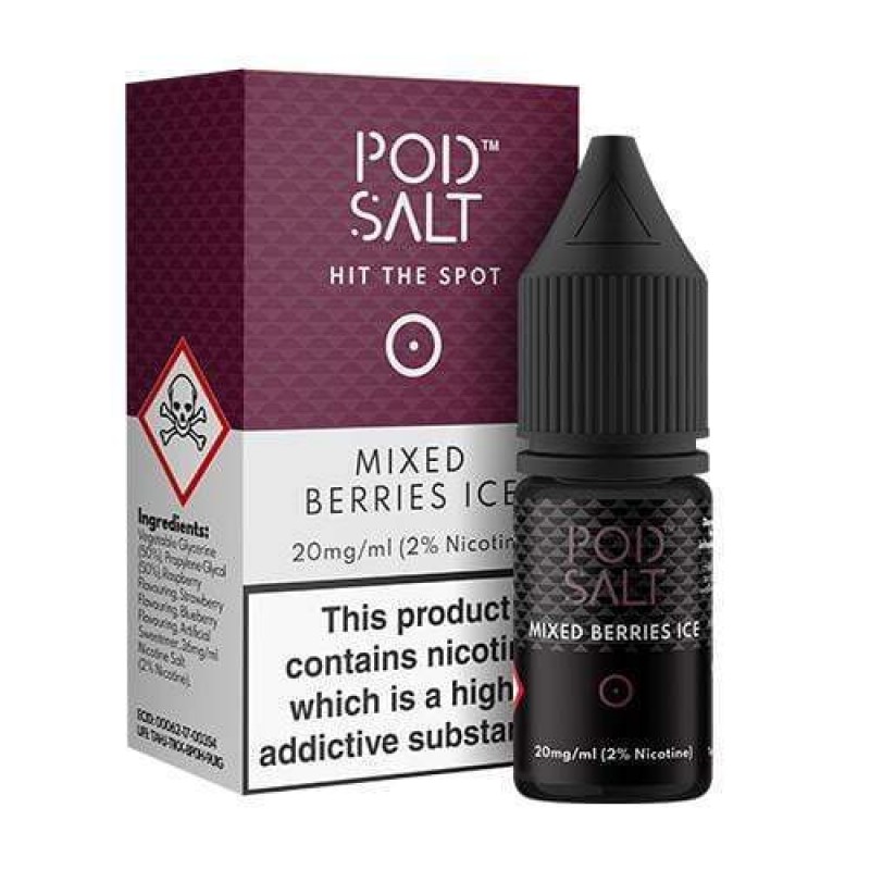 My Vapery Pod Salt: Mixed Berries Ice 10ml Nic Sal...