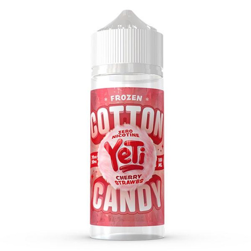 Yeti Cotton Candy: Cherry Strawbs 0mg 100ml Short ...